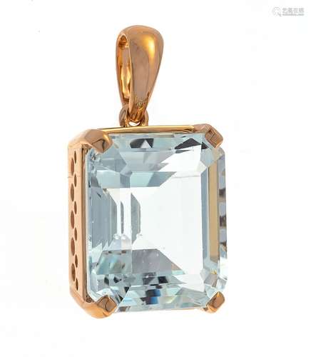 Aquamarine pendant RG 750/000