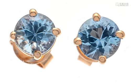 Aquamarine stud earrings RG 75