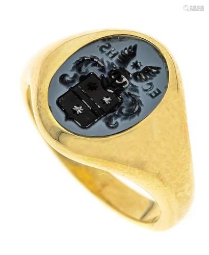 Coat of arms seal ring GG 585/