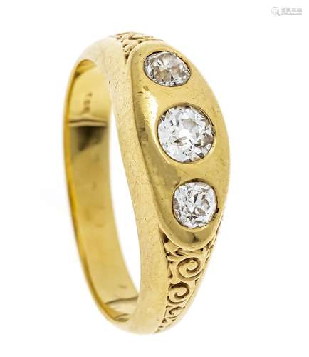 Old cut diamond band ring GG 5