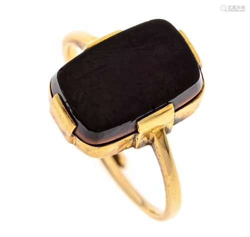 Open onyx ring GG 585/000 with