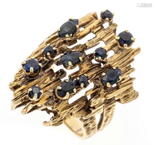 Sapphire ring GG 585/000 with