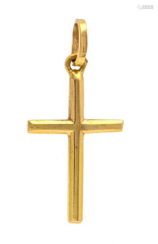 Cross pendant GG 750/000 unsta