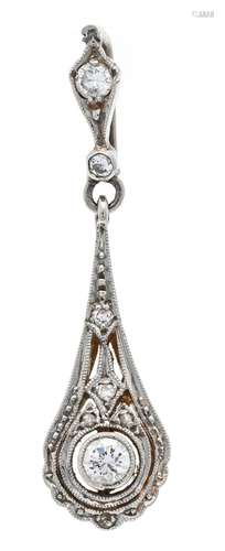 Art deco pendant GG 585/000 an