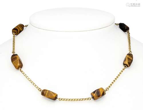 Tiger eye necklace GG 585/000