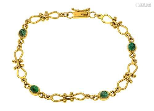 Emerald bracelet GG 750/000 wi