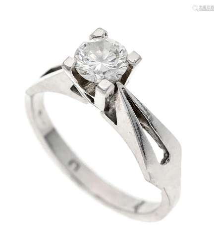 Diamond solitaire ring WG 750/