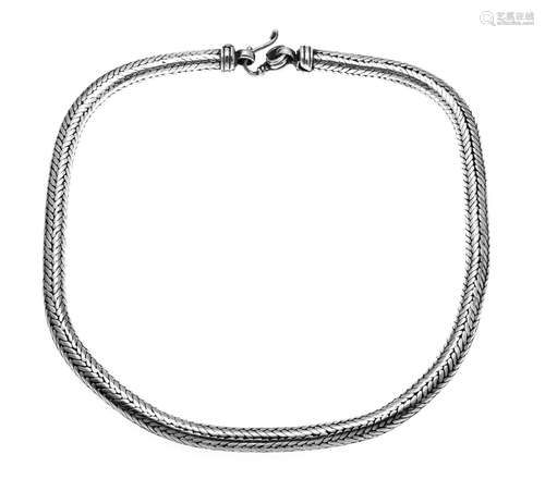 Heavy snake chain silver, d. 8