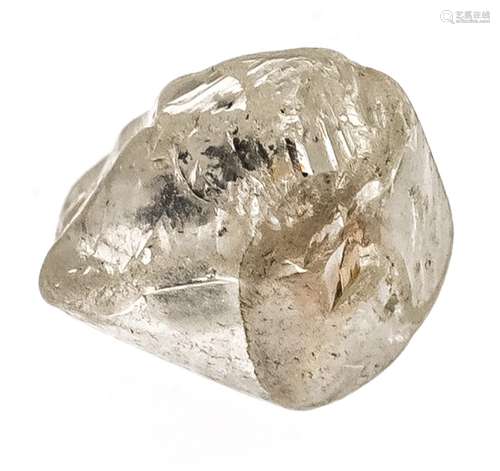 rough diamond 1,17 ct toned /