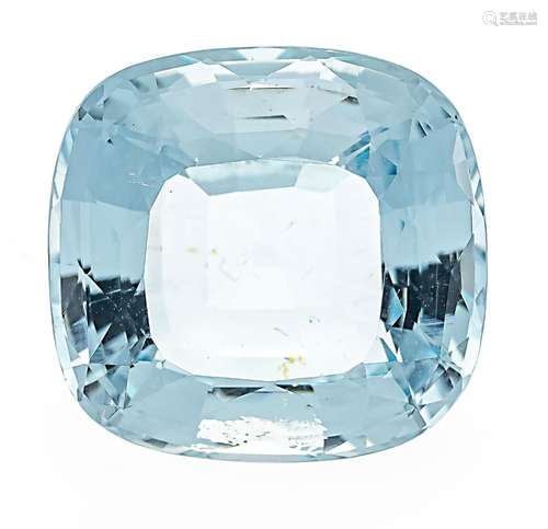 Aquamarine 18.03 ct cushion cu