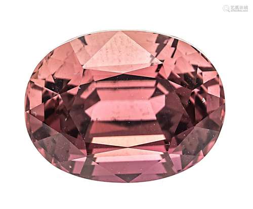 Tourmaline 13.48 ct, oval cut,