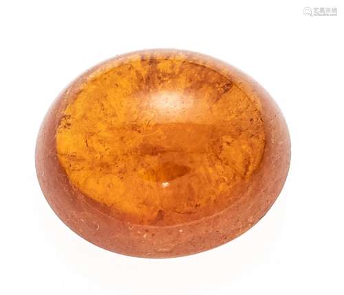 Mandarin garnet-12.11 ct, oval