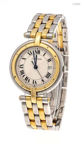 Cartier Cougar, steel/gold, la