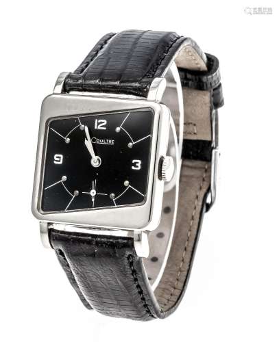 LeCoultre watch, 10k White Gol