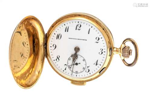 1/4 hour repeater pocket watch