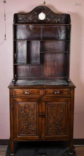 A Rosewood Cabinet, 19thC