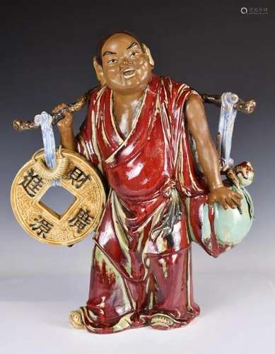 A Large Shiwan Porcelain Sculpture, 1970s