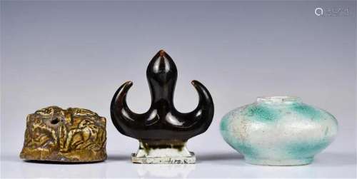 A Group of 3 Scholar Objects 19thC