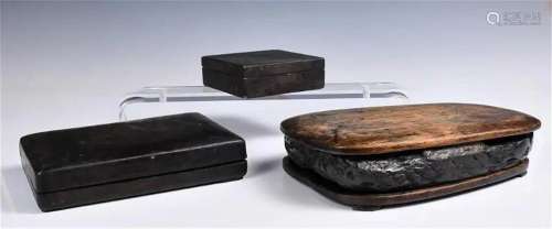 A Group of Three Ink Stones