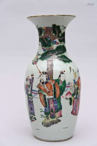 Chinese porcelain vase 'Fu Lu Shou', 19th century (h43cm) (*...