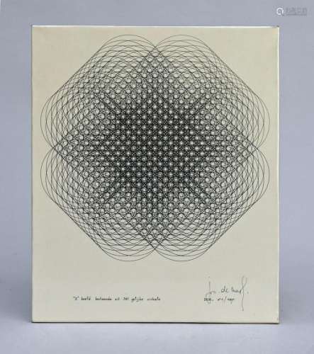 Jos De Mey (1971): work on paper 'X beeld bestaande wit 341 ...