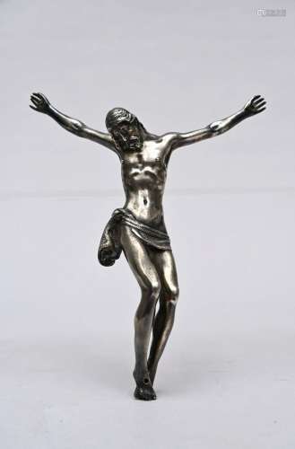 Silver 'Cristo Morto', 17th - 18th century (h19.5cm)