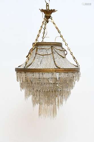 Sac ‡ pËrles chandelier (h115 dia57cm)