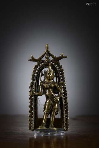 An early Tibetan statue in bronze 'Bodhisattva', 12th centur...