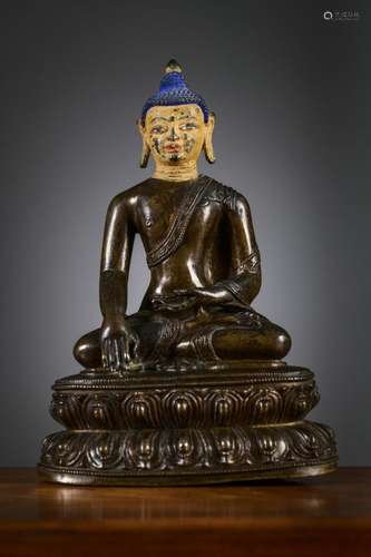 A large Tibetan statue 'Buddha Shakyamuni', 16th century (h1...