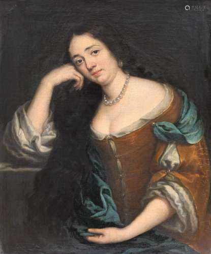 Anonymous (18th century): painting (o/c) 'portrait of a lady...