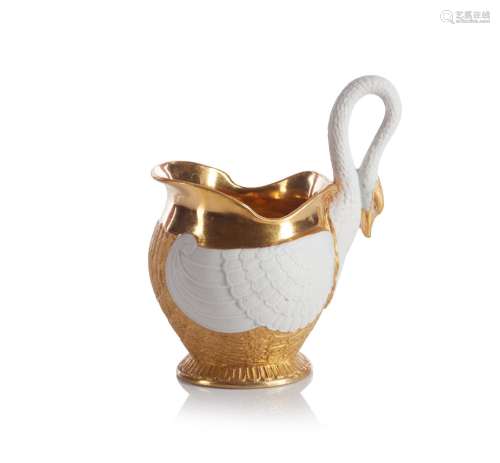 An unusual DAGOTY (1771-1840) milk jug