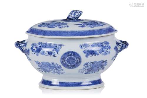 A tureen with cover