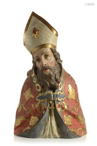 A Saint Bishop bust