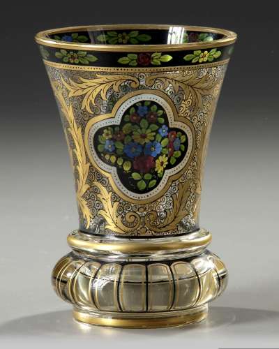 A 'HAIDA HERMAN PAUTCH' GOBLET, ART NOUVEAU PERIODE