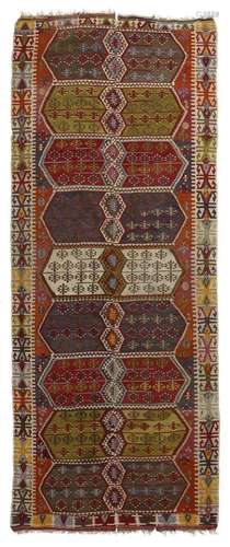 A KELIM MALATYA CARPET, ANATOLIA FIRST HALF 20TH CENTURY