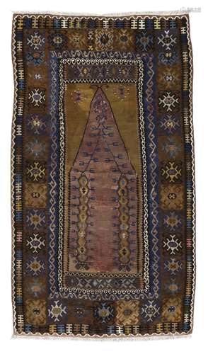 A WEST ANATOLIAN KELIM RUG, FIRST HALF 20TH CENTURY