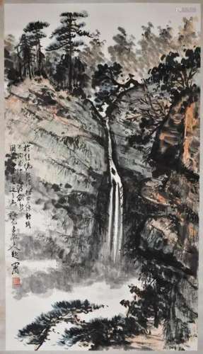 Liu GuoLan Landscapes Hanging Scrolls
