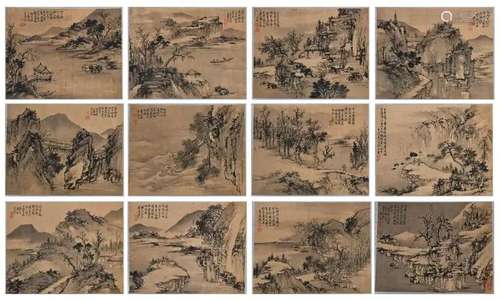 Cheng Zhengkui (1604-1676) Landscape Album