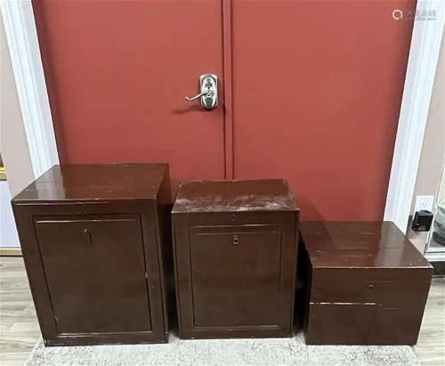 A Group of Three Wood Bookcases, Republican Period