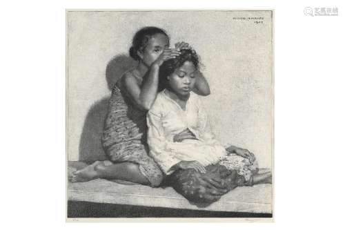 Willem Dooijewaard (1892-1980)<br />
'Two Sumatran girls