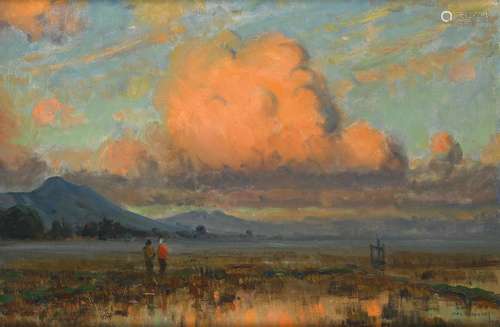 Hal Wichers (1893-1968)<br />
'Indonesian landscape', si