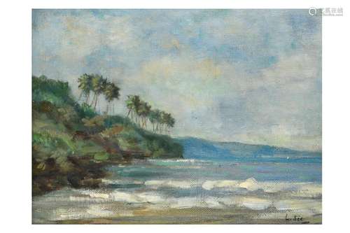 L. Sie, 'Coastal landscape', signed lower right, bo