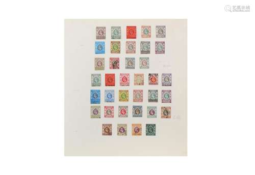 Collection of stamps, Hong Kong 1862 - 1972 on albu