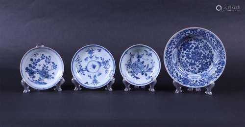 A lot of porcelain plates with various decorations. China, 1...