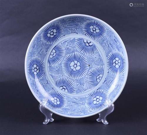 A porcelain dish from the Vung Tau cargo, decorated with sty...