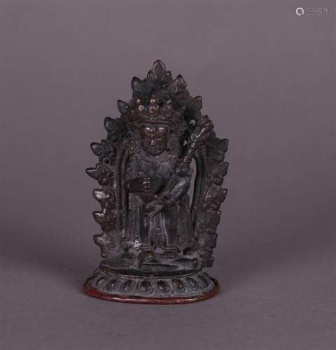 A bronze Mahakala. Tibet, 19th century.
