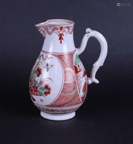 A porcelain Amsterdams Bont chocolate jug. China, 18th centu...