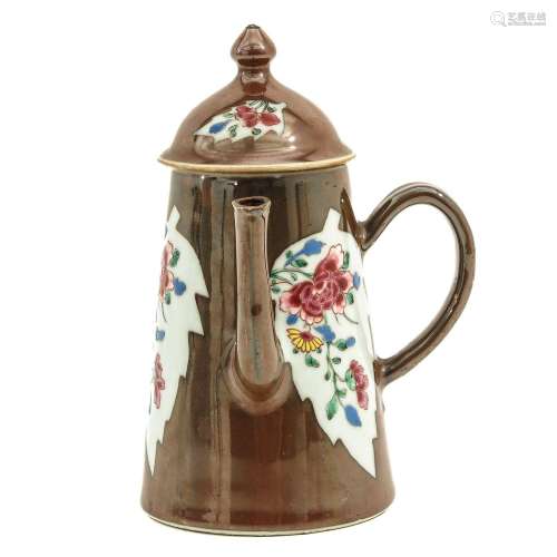 A Famille Rose Batavianware Teapot