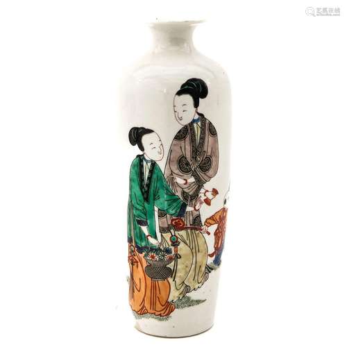 A Famille Verte Vase