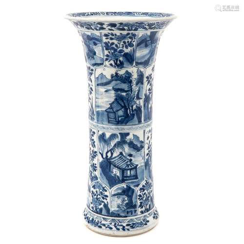 A Blue and White Vase